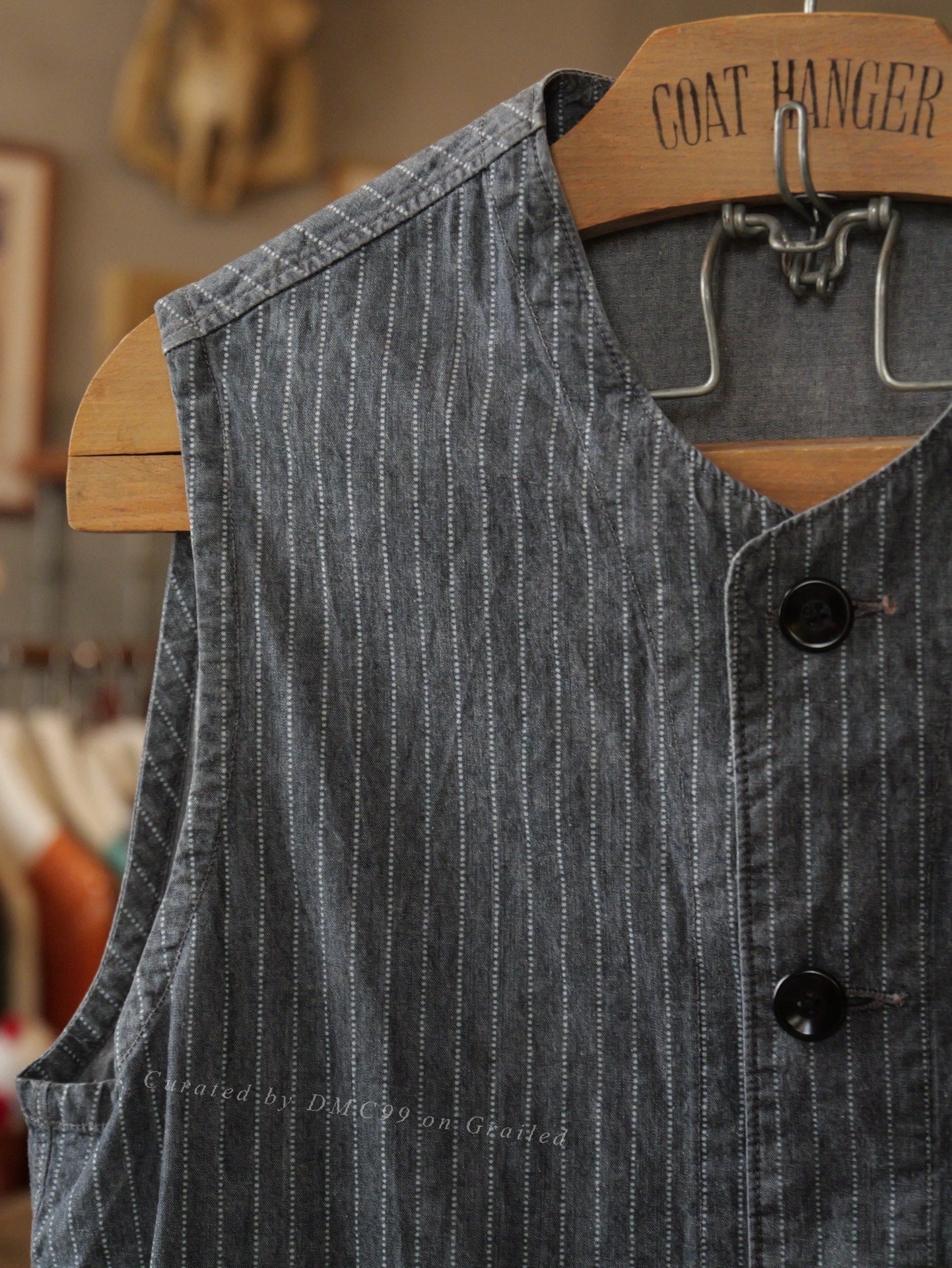 Kapital Discharge Stripe Thin Vest