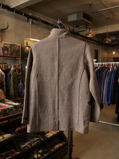 Kapital Woven Leather Patchwork Jacket