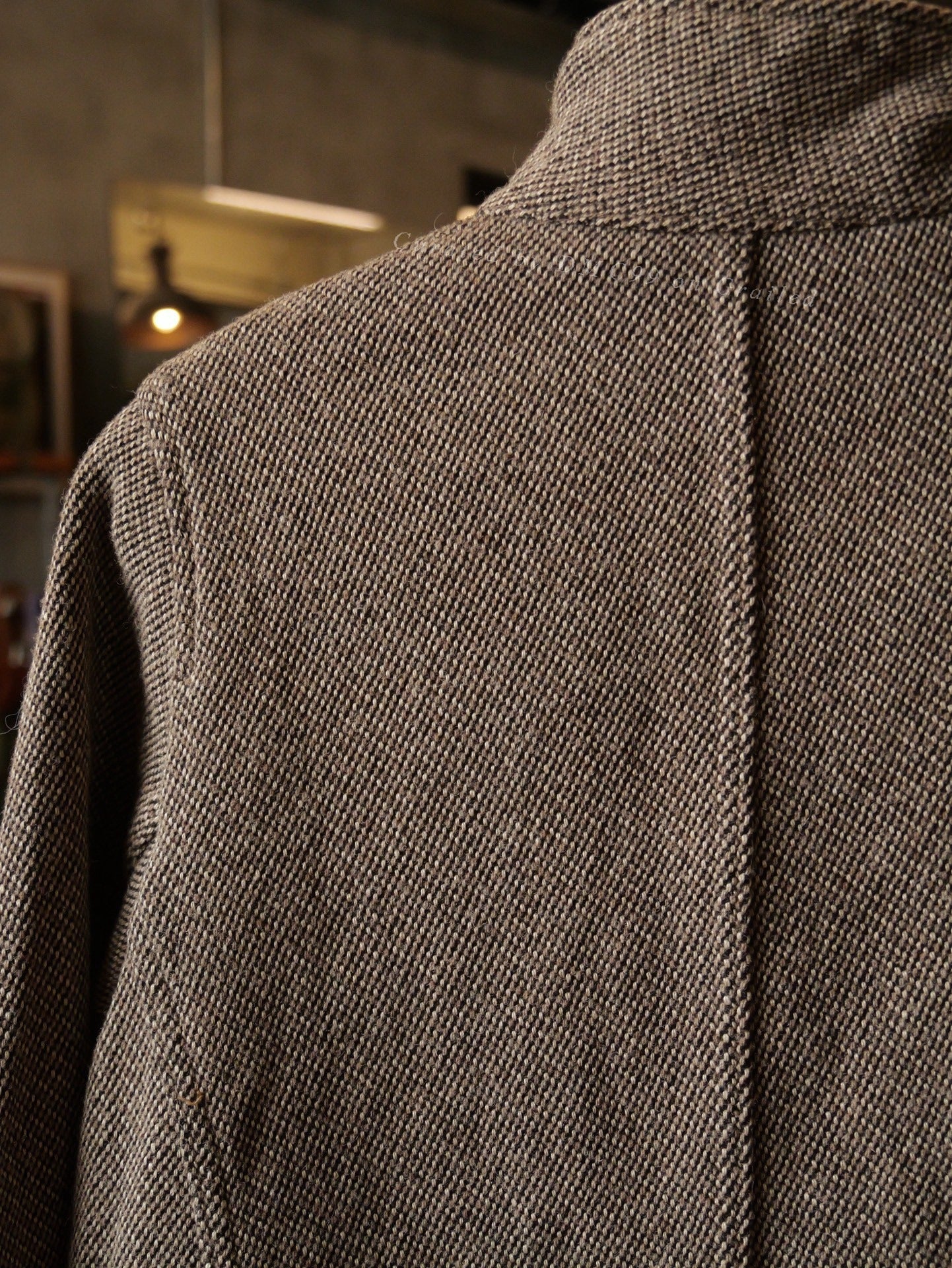 Kapital Woven Leather Patchwork Jacket