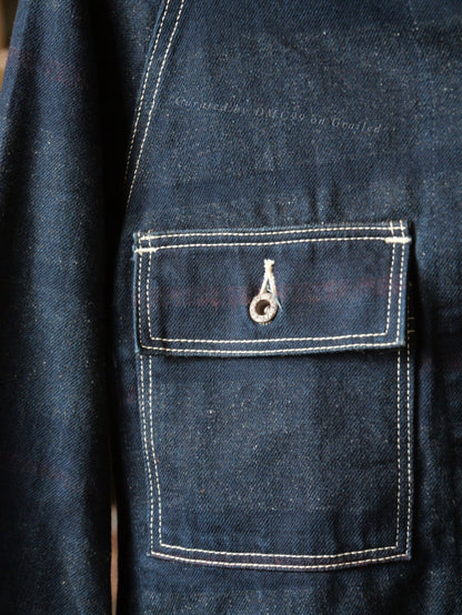 Kapital Pinstripe Denim Work Jacket