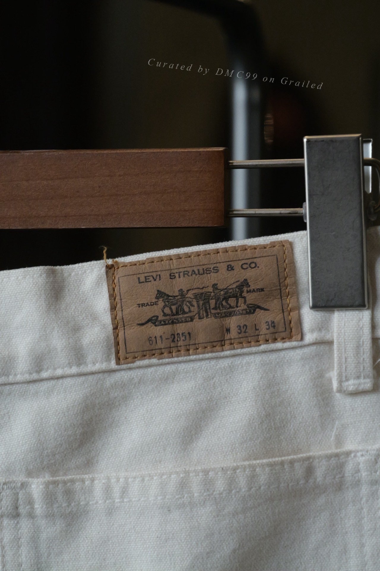 Levi's 1970s Beige 611 Deck Pants