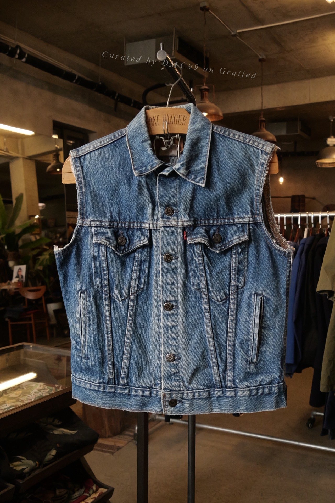 Levi's 1990s Remake Sleeveless Denim Vest