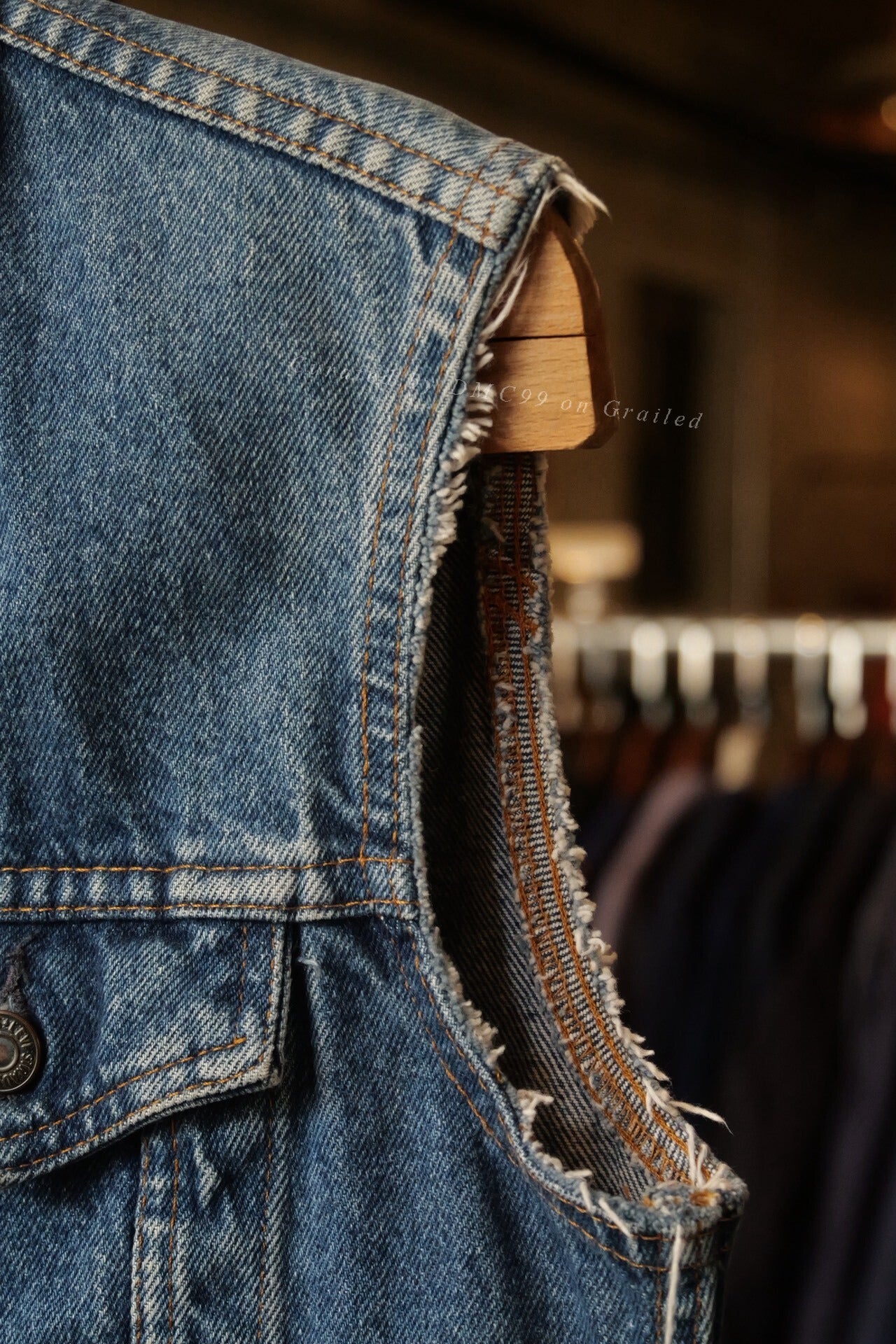 Levi's 1990s Remake Sleeveless Denim Vest