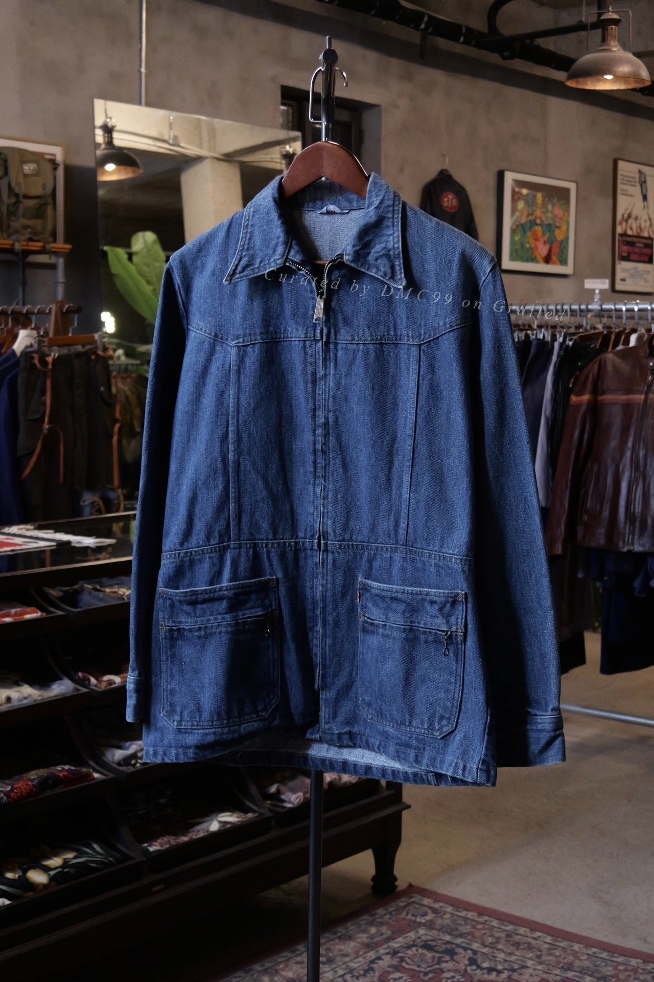 Levi's 1970s-80s American Denim Bush Jacket