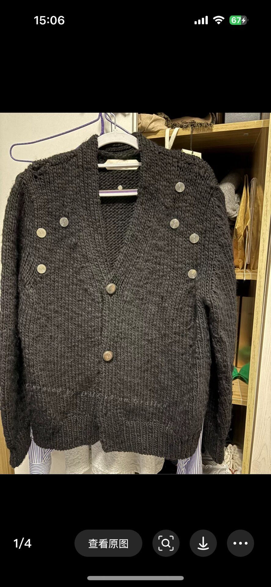 Namacheko Silver Button Sweater