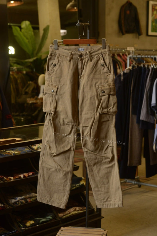 Kapital Khaki Cargo Pants Size 28