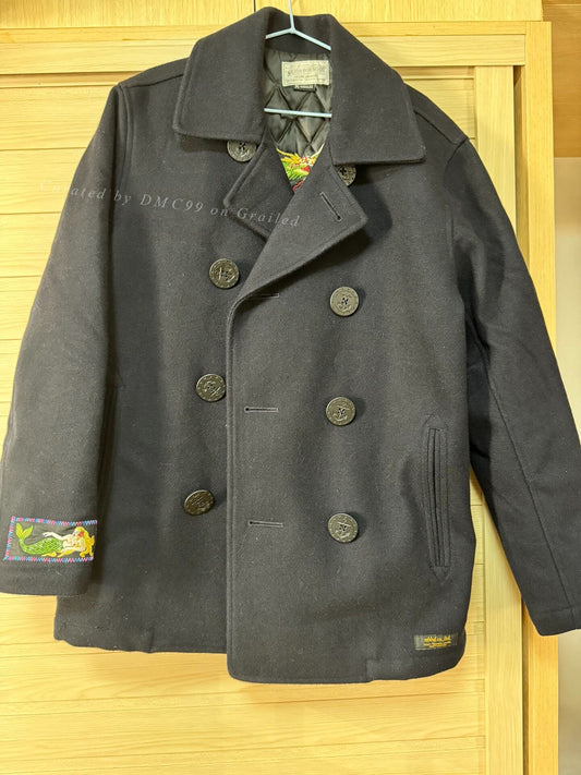 Neighborhood Navy Military Coat