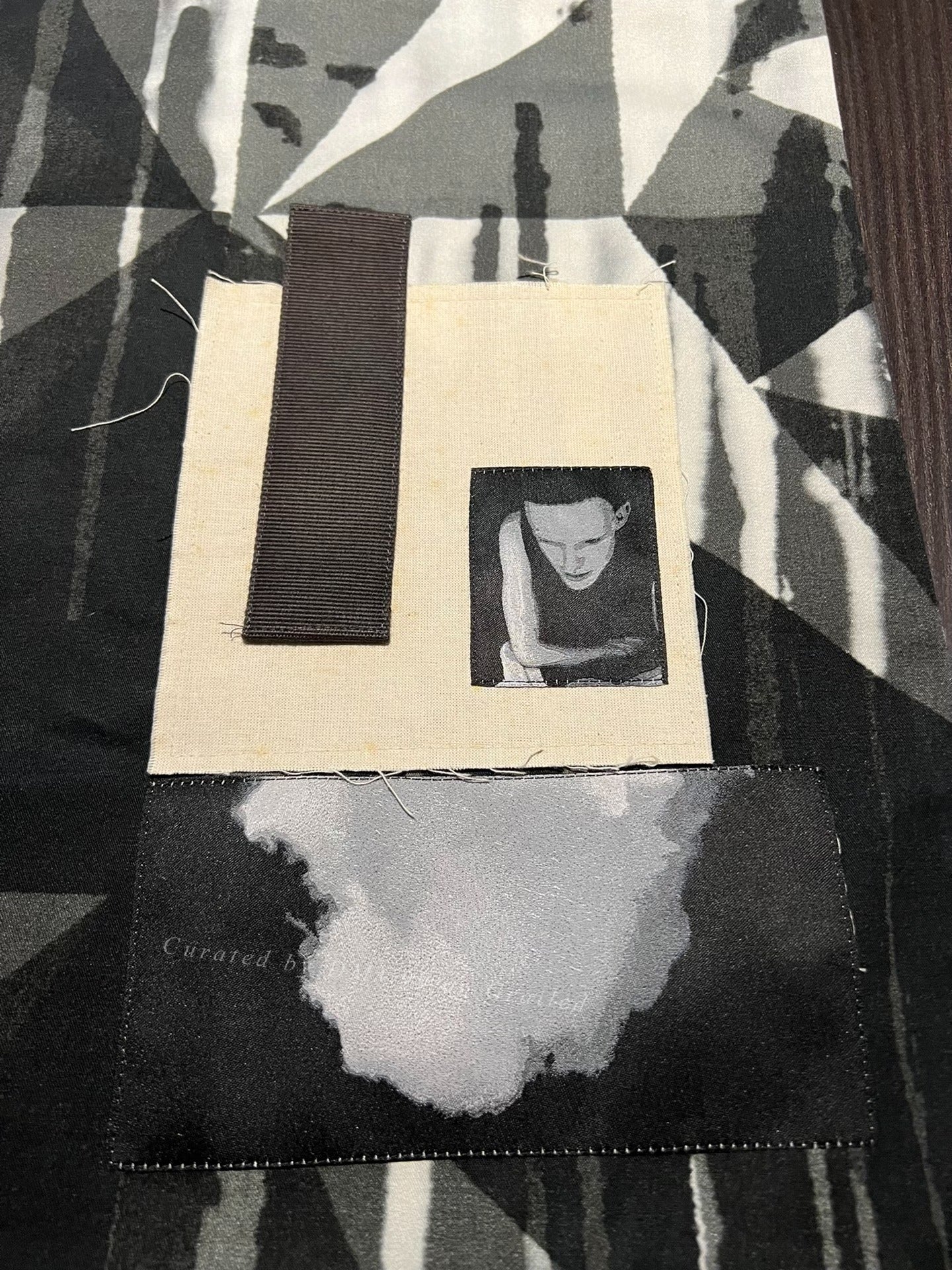 Rick Owens Portrait Patch Graffiti Bag