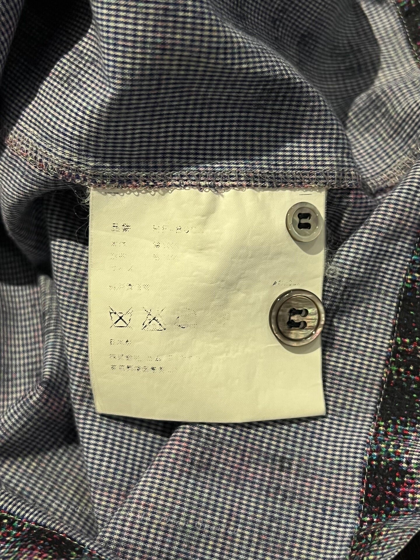 Comme des Garçons HOMME Printed Check Shirt