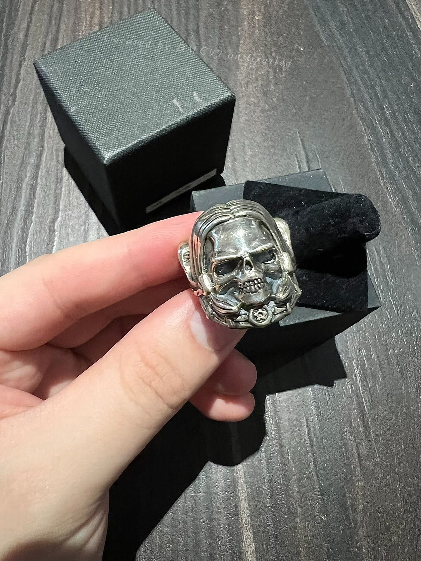 UNDERCOVER 2006 Skull Silver Ring