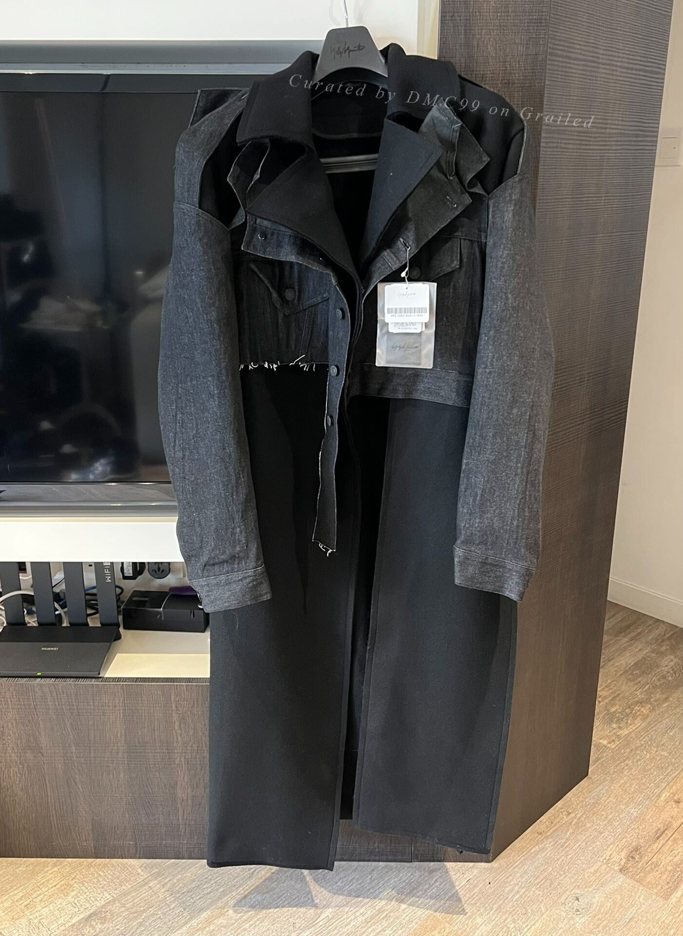 Yohji Yamamoto 22AW Deconstructed Denim Coat