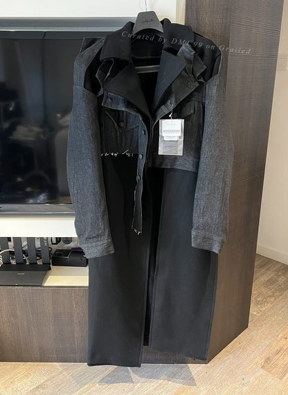 Yohji Yamamoto 22AW Deconstructed Denim Coat