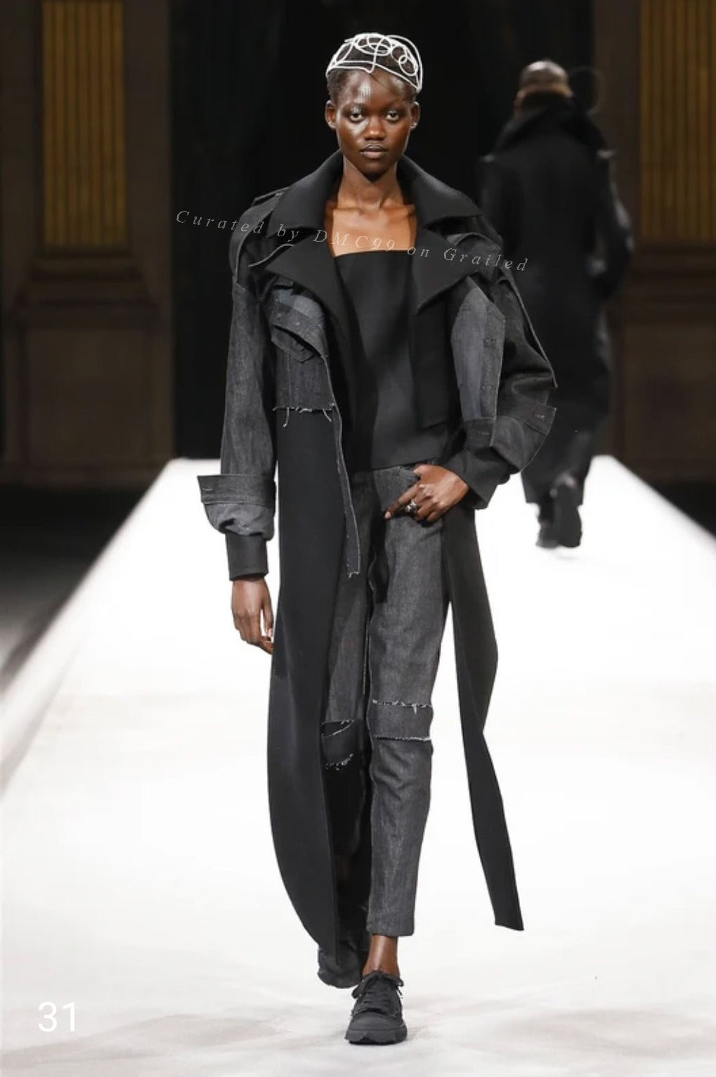 Yohji Yamamoto 22AW Deconstructed Denim Coat