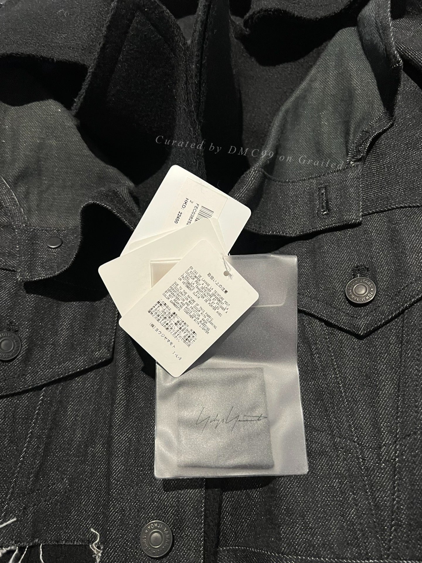 Yohji Yamamoto 22AW Deconstructed Denim Coat