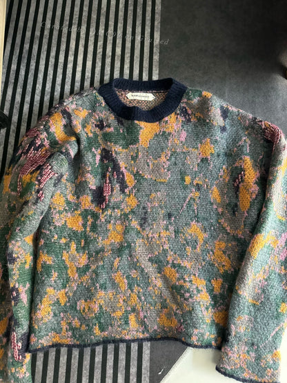 Namacheko Floral Boxy Sweater