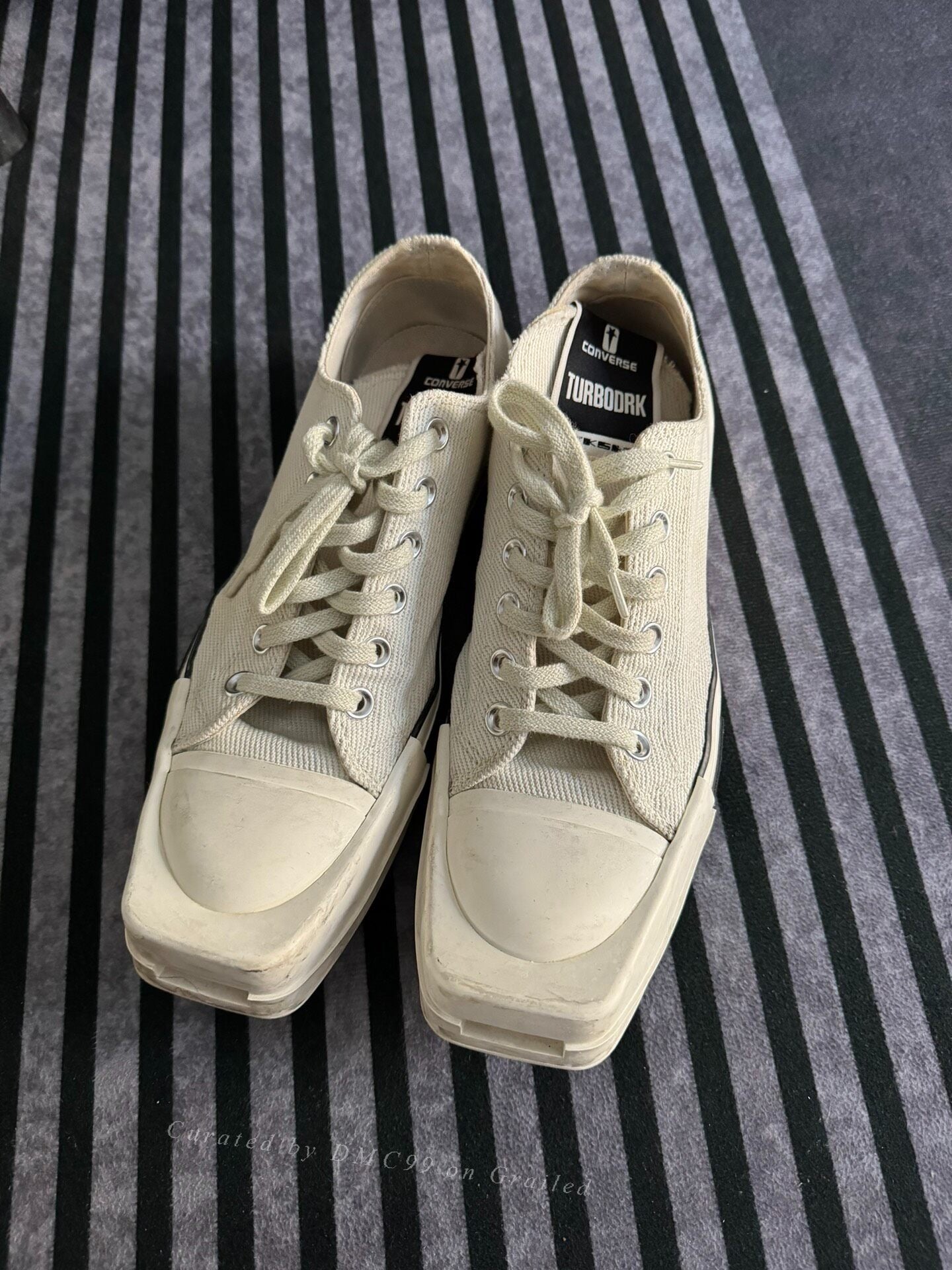 Rick Owens Converse Square Toe Sneakers