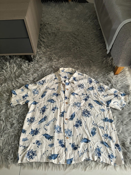 visvim White Printed Short-Sleeve Shirt