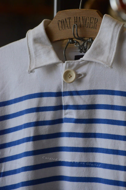Kapital Horizontal Stripe Short Sleeve Polo