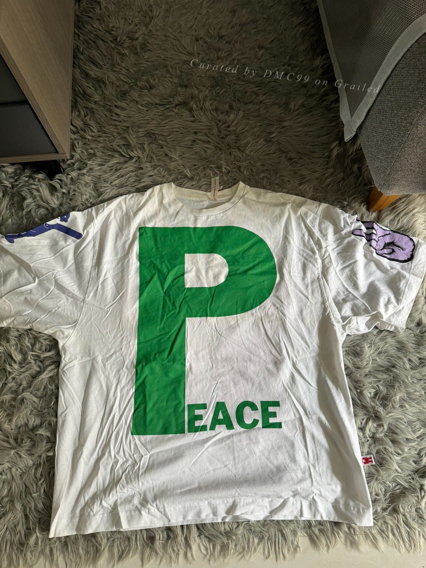 Walter Van Beirendonck Peace Slogan Tee