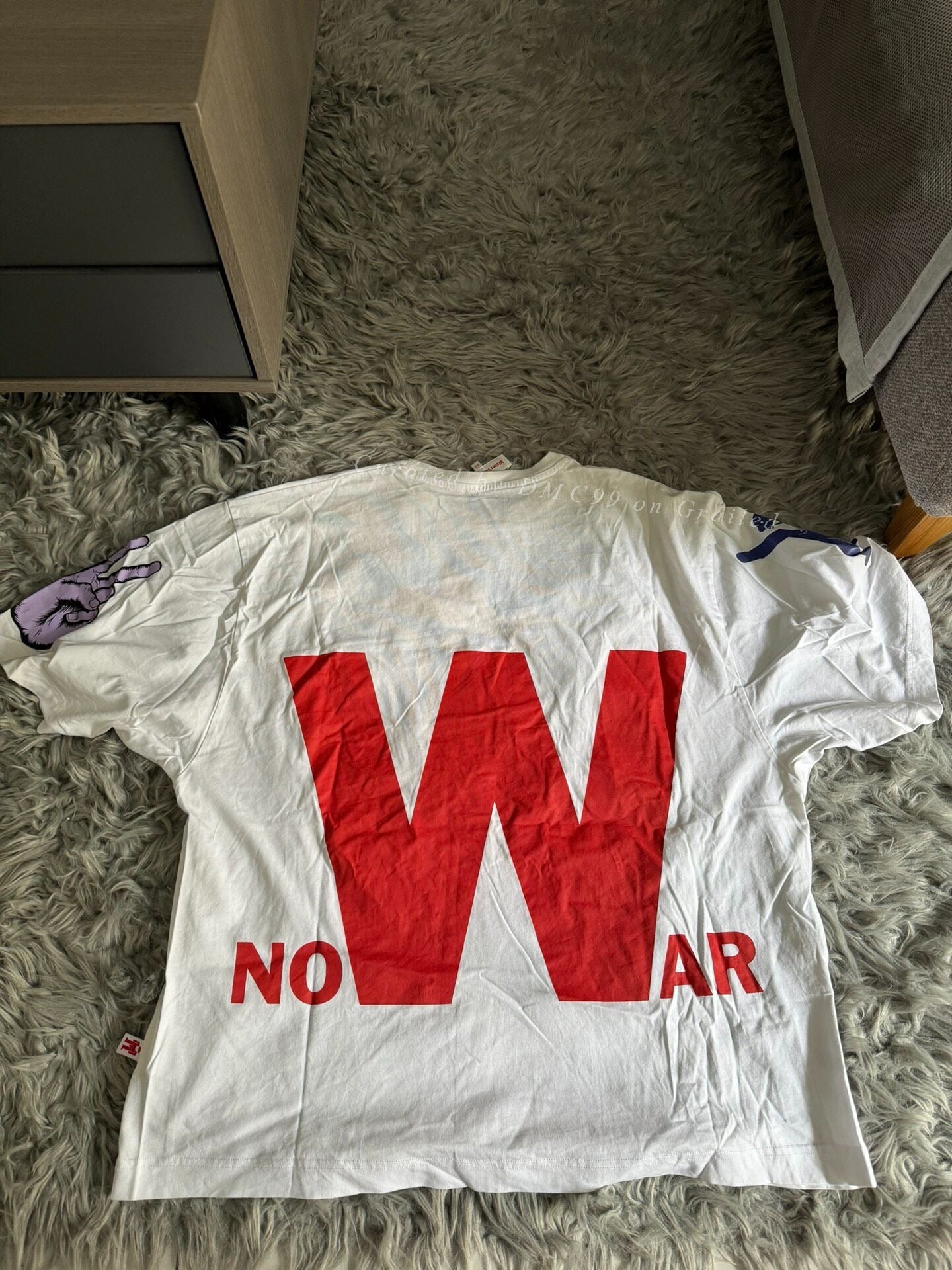 Walter Van Beirendonck Peace Slogan Tee
