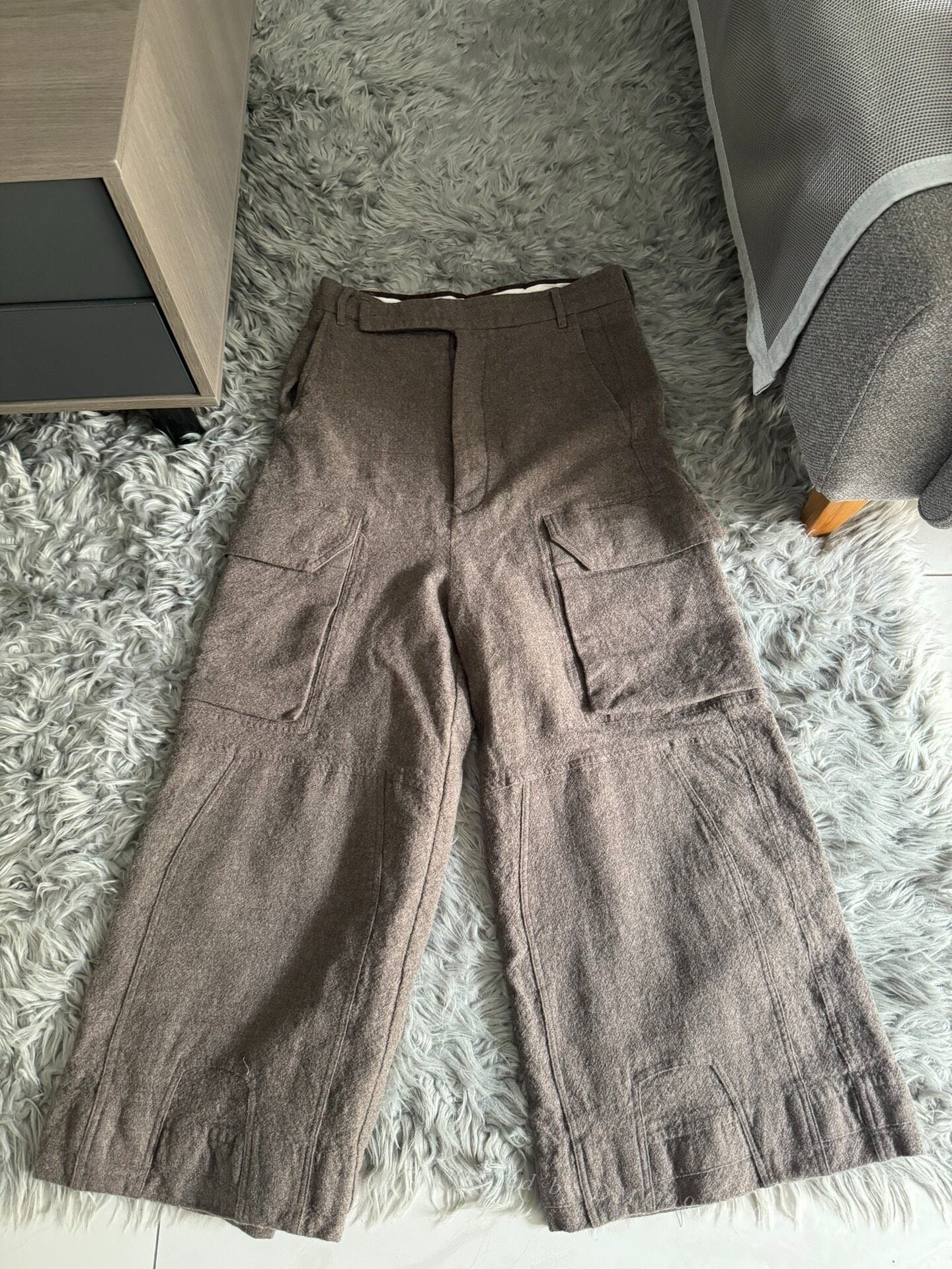 Rick Owens Workwear Wool Pants
