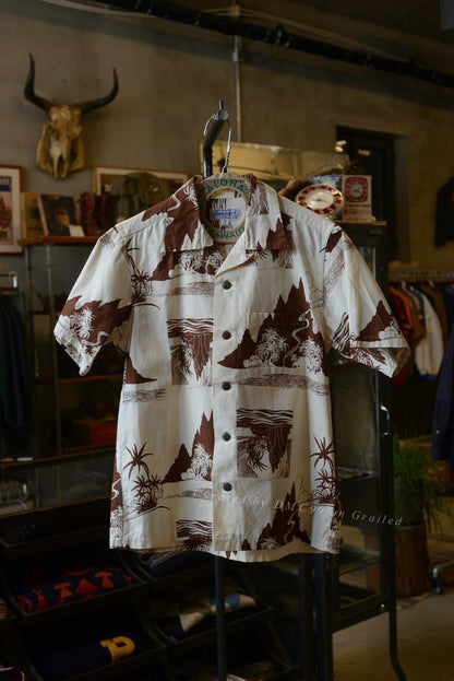SunSurf Palm Tree Aloha Cotton Shirt