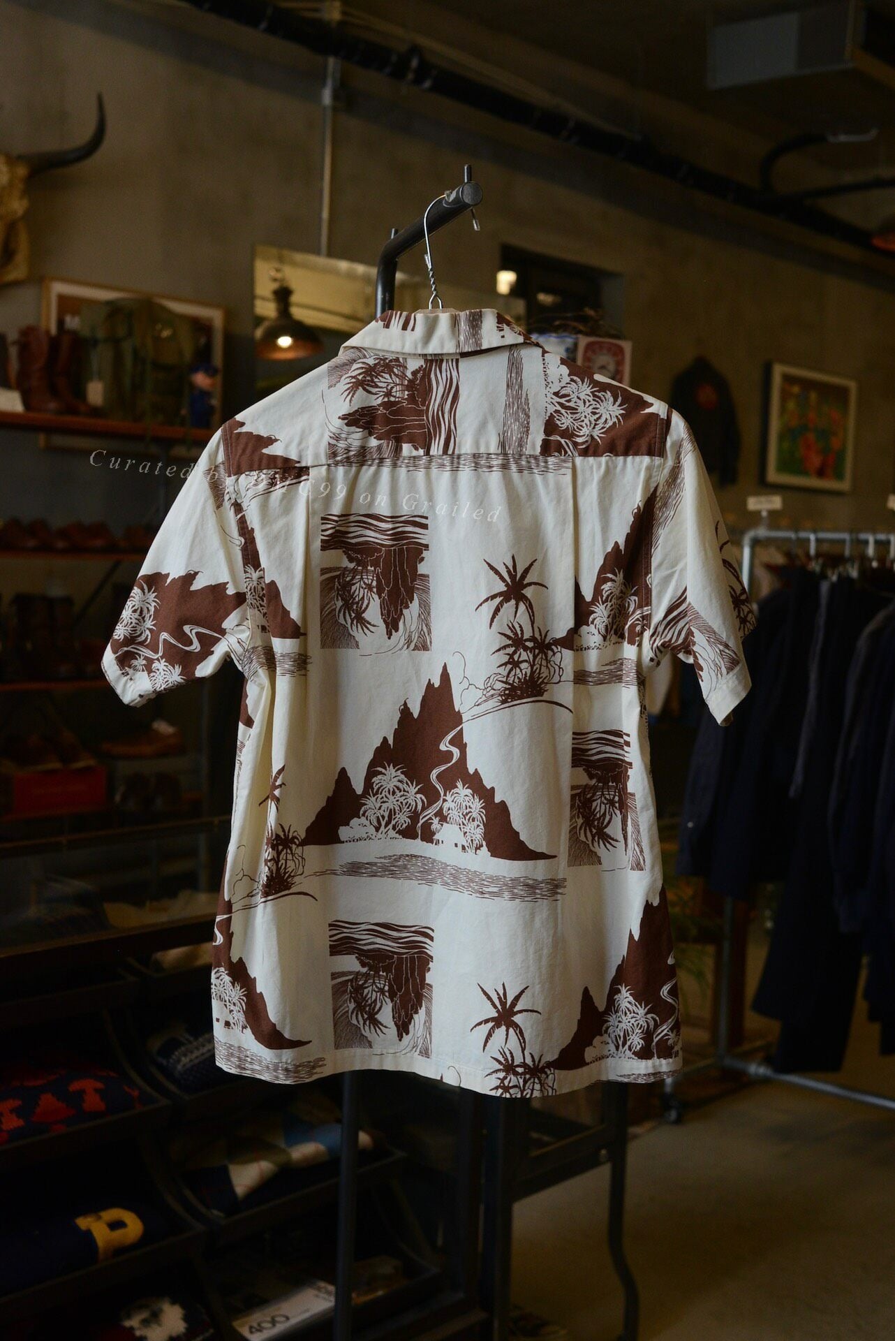 SunSurf Palm Tree Aloha Cotton Shirt