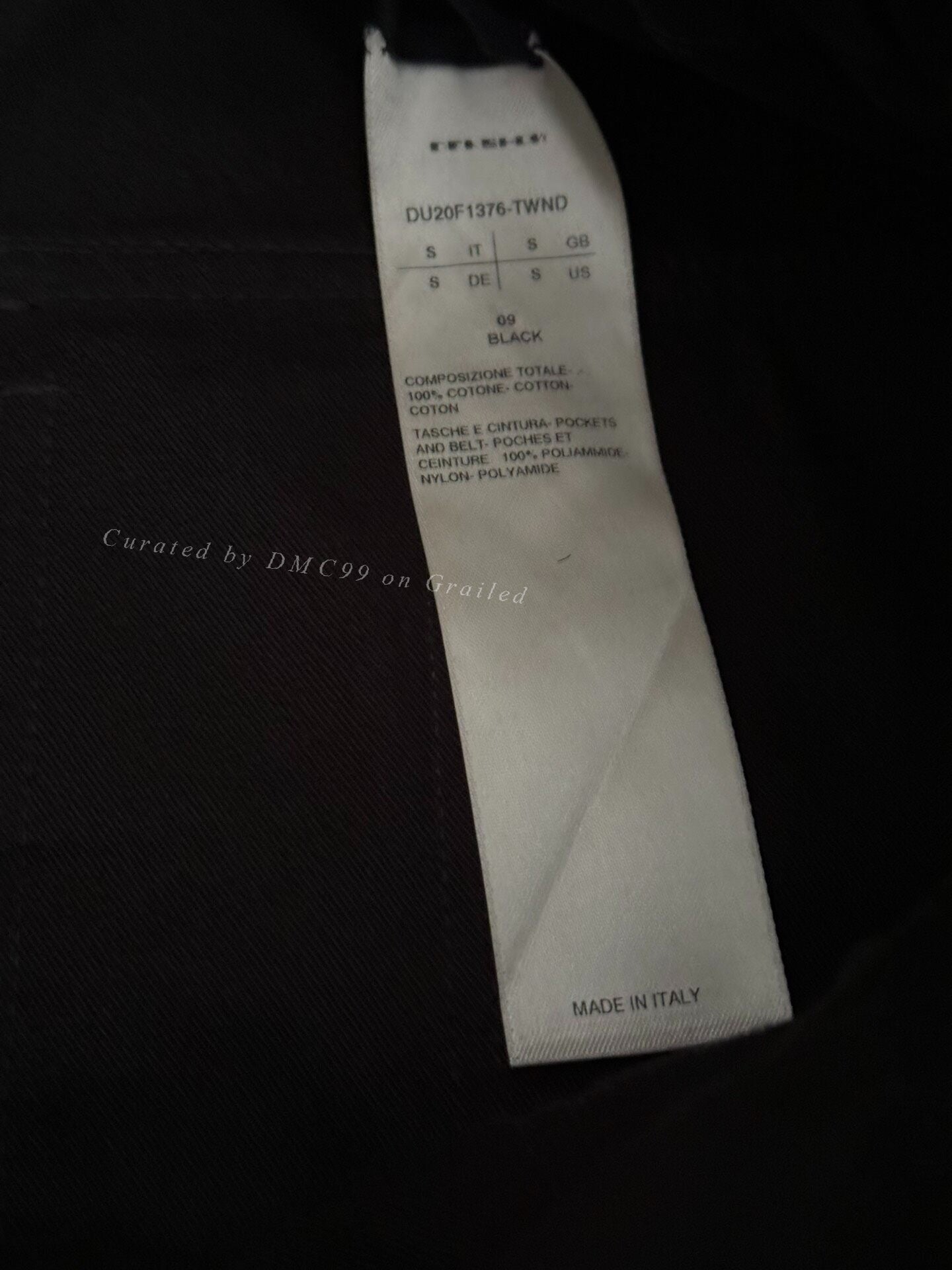 Rick Owens Black Suede Nylon Panel Pants