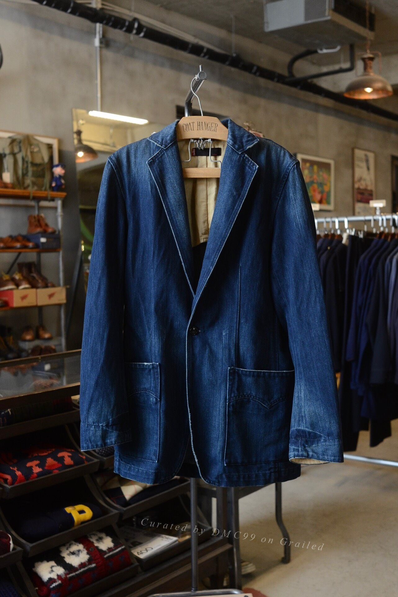 Levi's Denim Blazer Size L