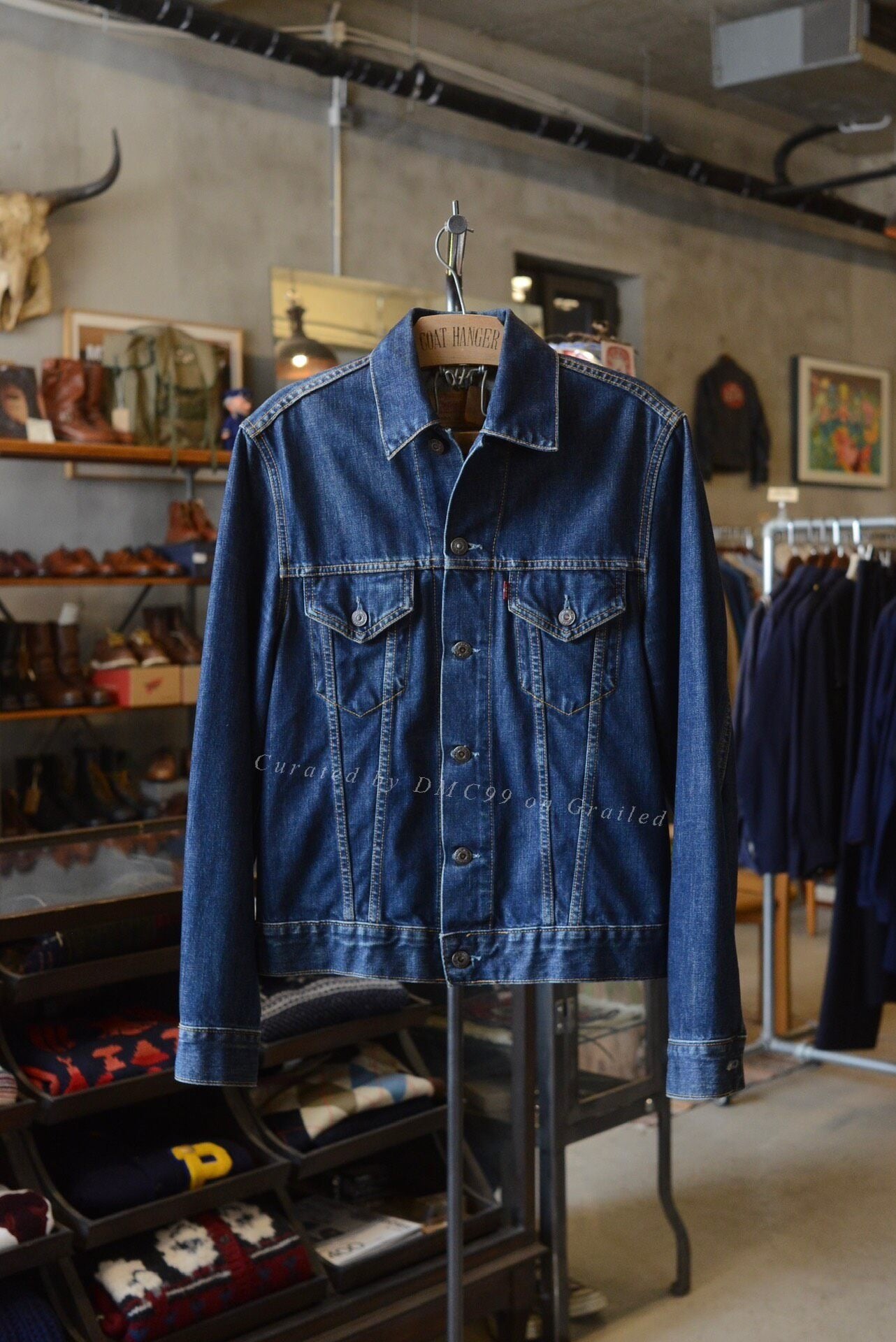 1990s Levis Type3 Denim Jacket Italy M