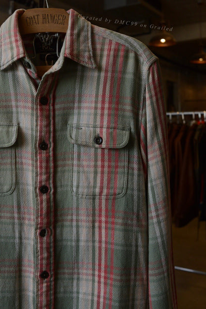 RRL Ralph Lauren Plaid Double Pocket Shirt S