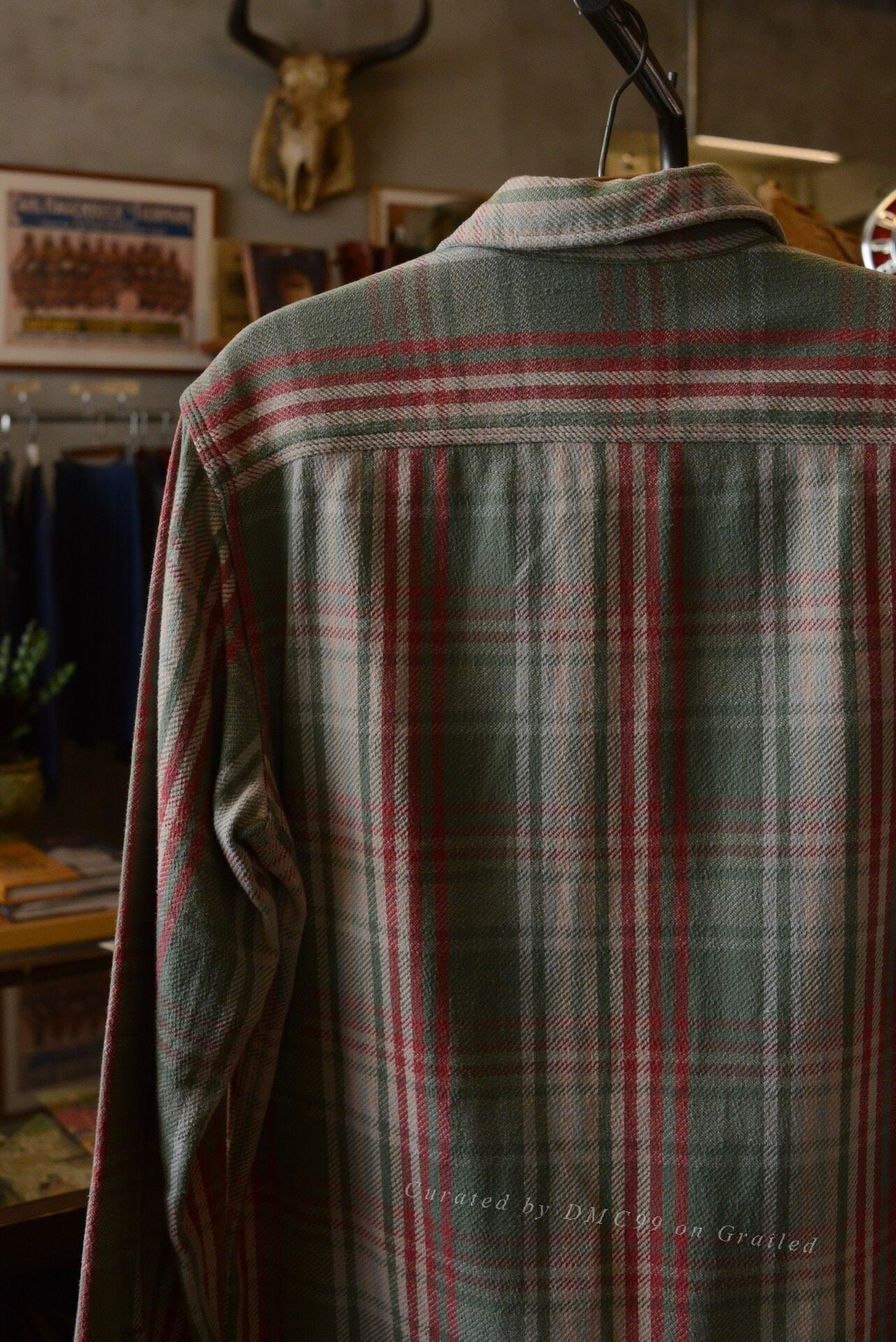 RRL Ralph Lauren Plaid Double Pocket Shirt S