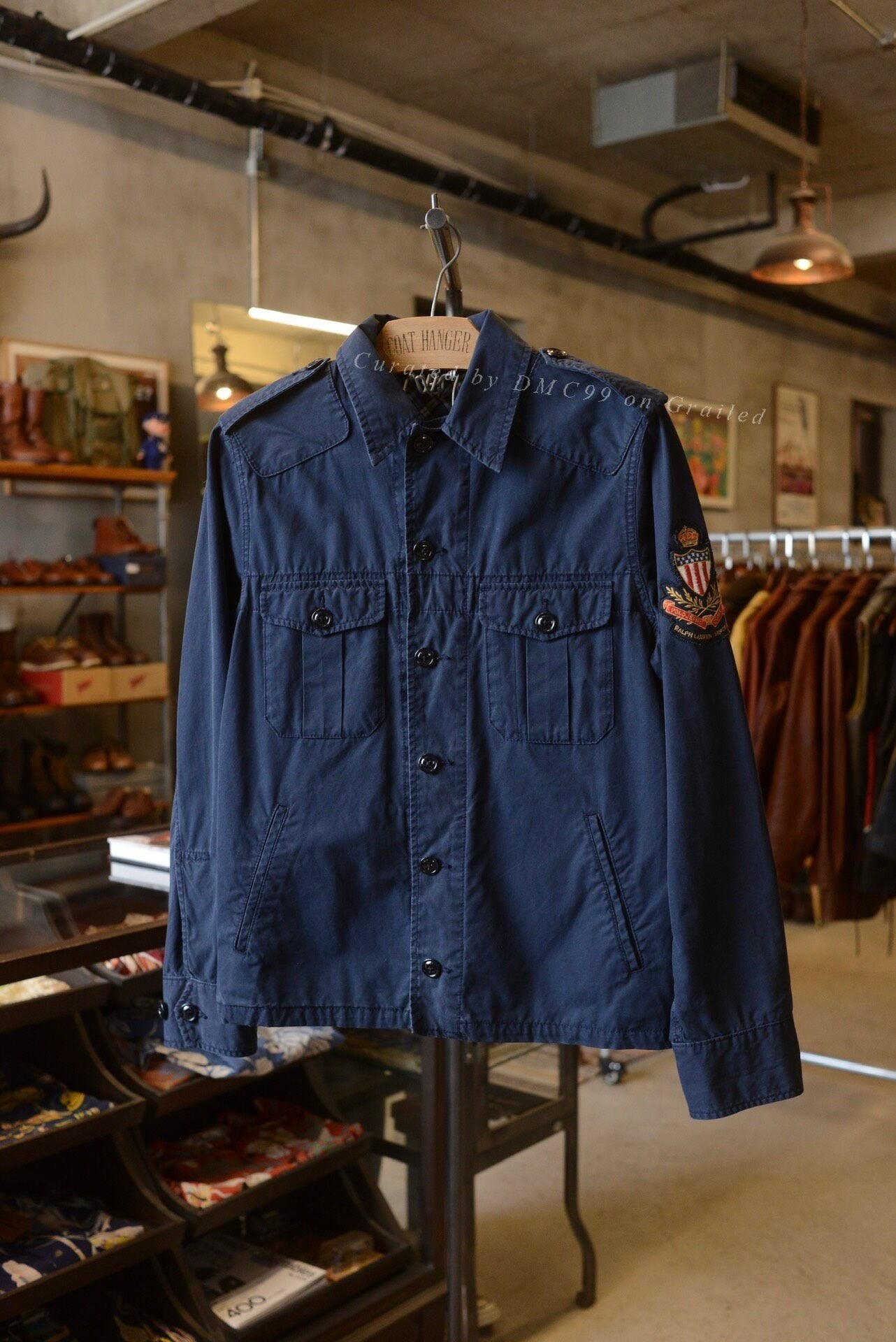 POLO Jeans Navy Double Pocket Jacket M