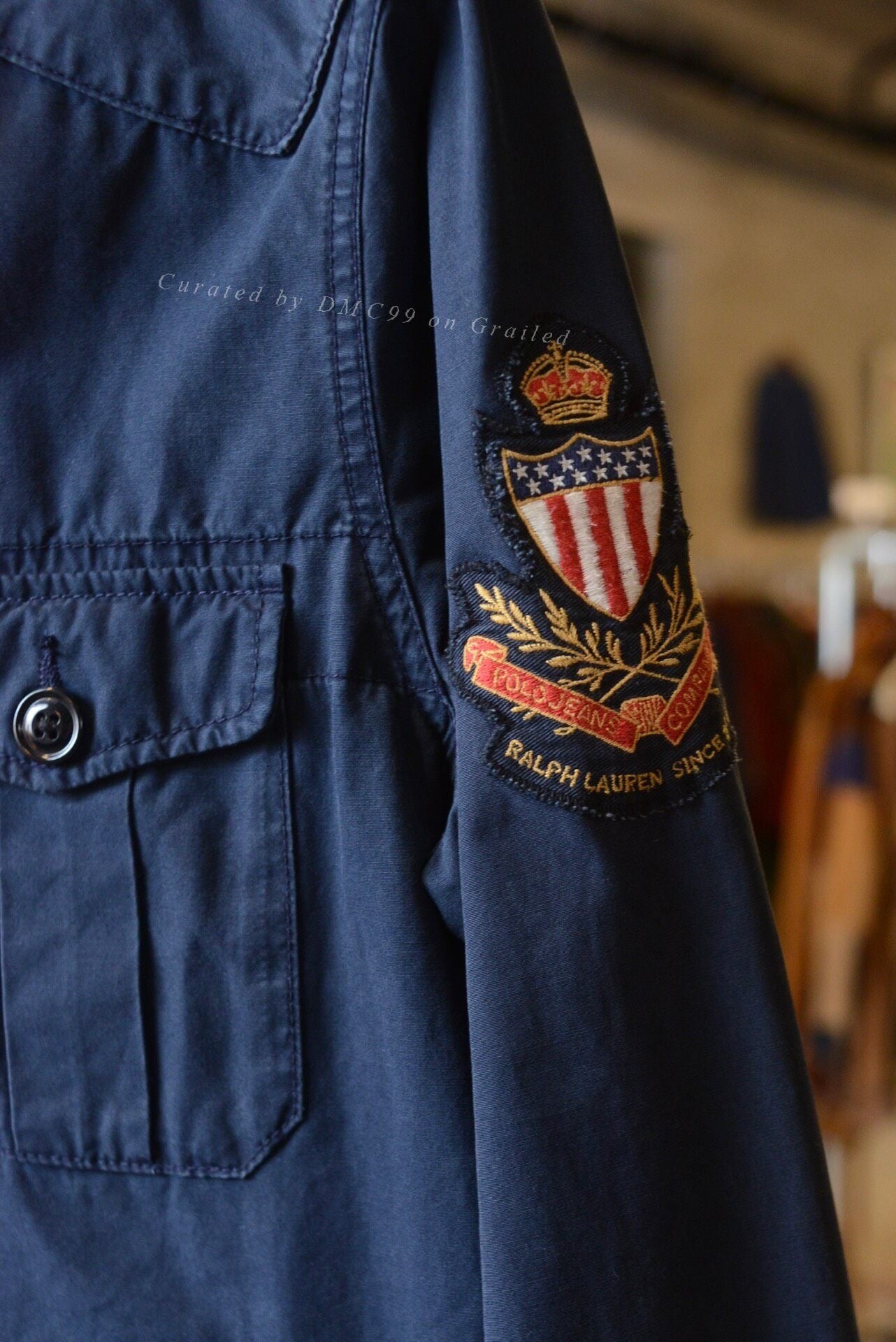 POLO Jeans Navy Double Pocket Jacket M