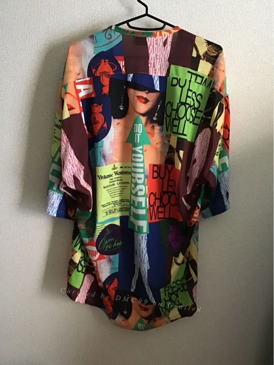 Vivienne Westwood Full Print 3/4 Sleeve T-shirt