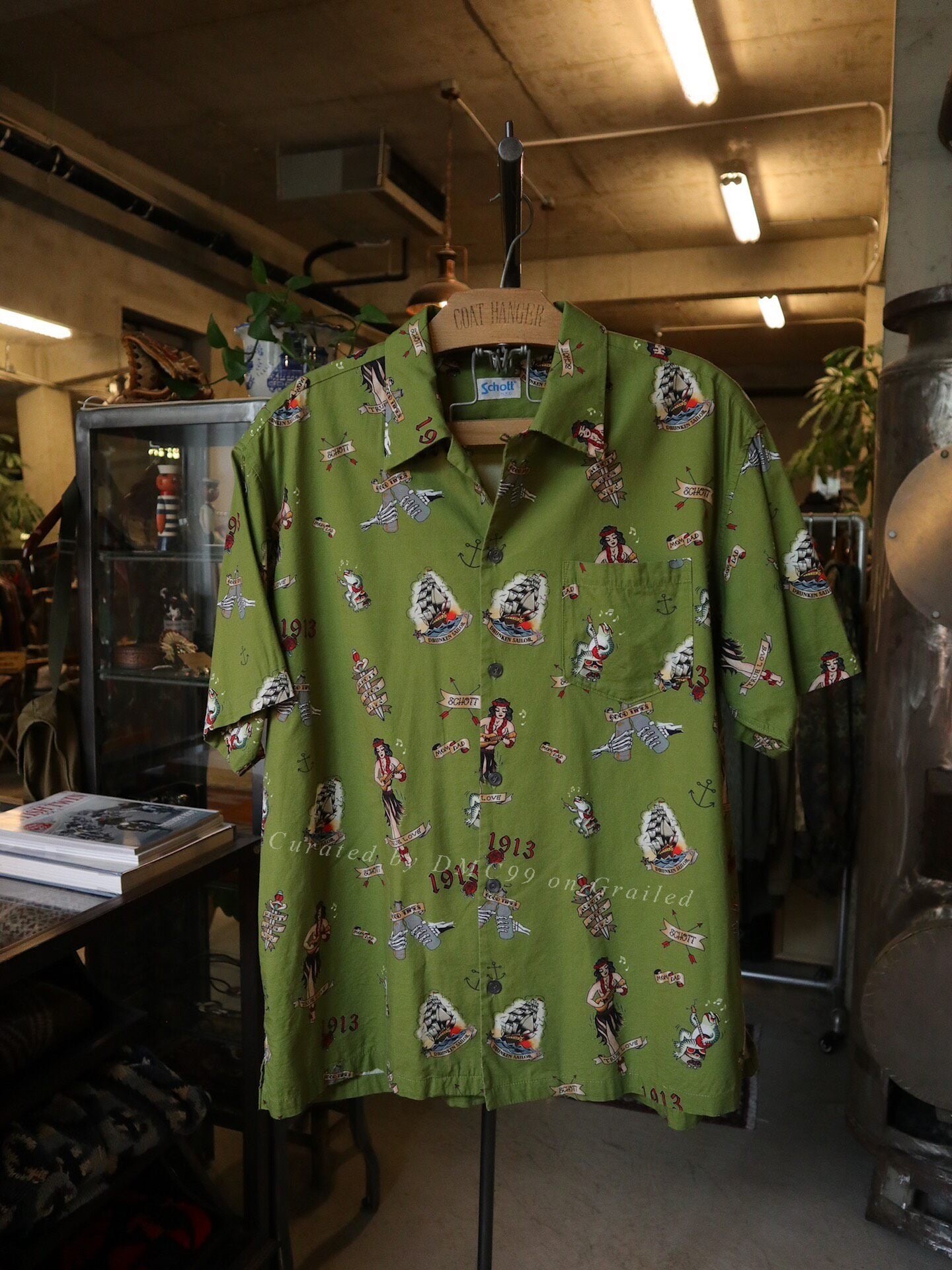 Schott NYC Old School Cuban Shirt