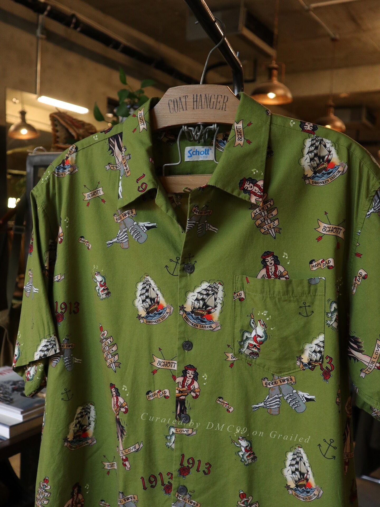 Schott NYC Old School Cuban Shirt