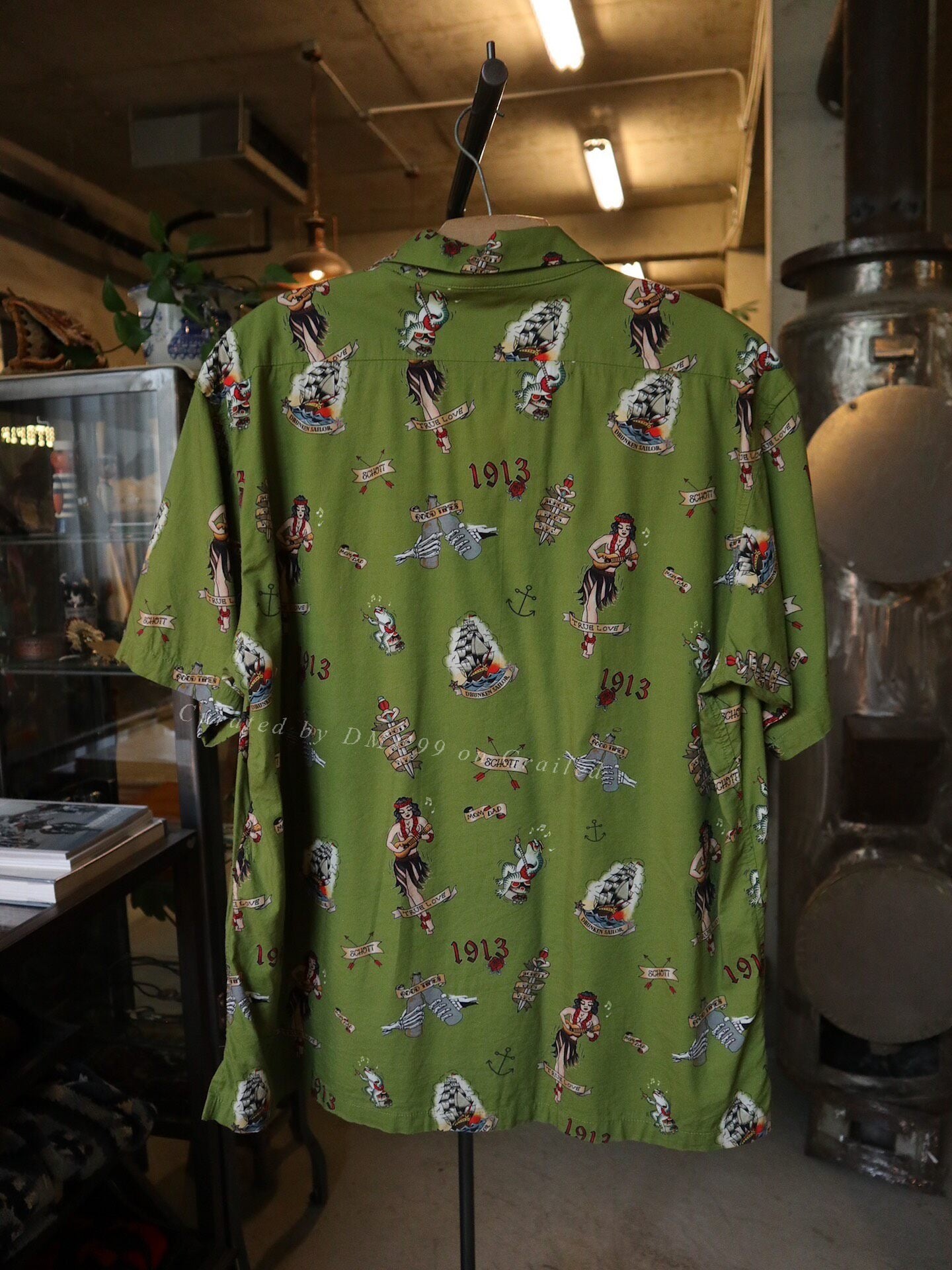 Schott NYC Old School Cuban Shirt