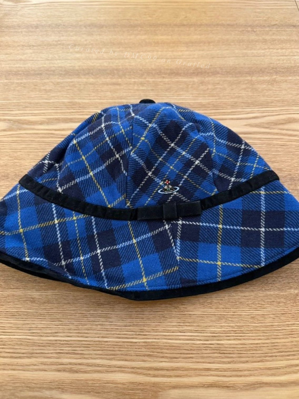 Vivienne Westwood Vintage 90s Check Bucket Hat
