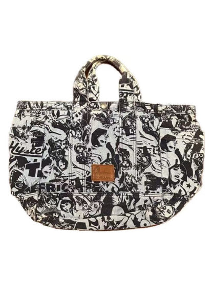 Hysteric Glamour Vintage Denim Tote Bag