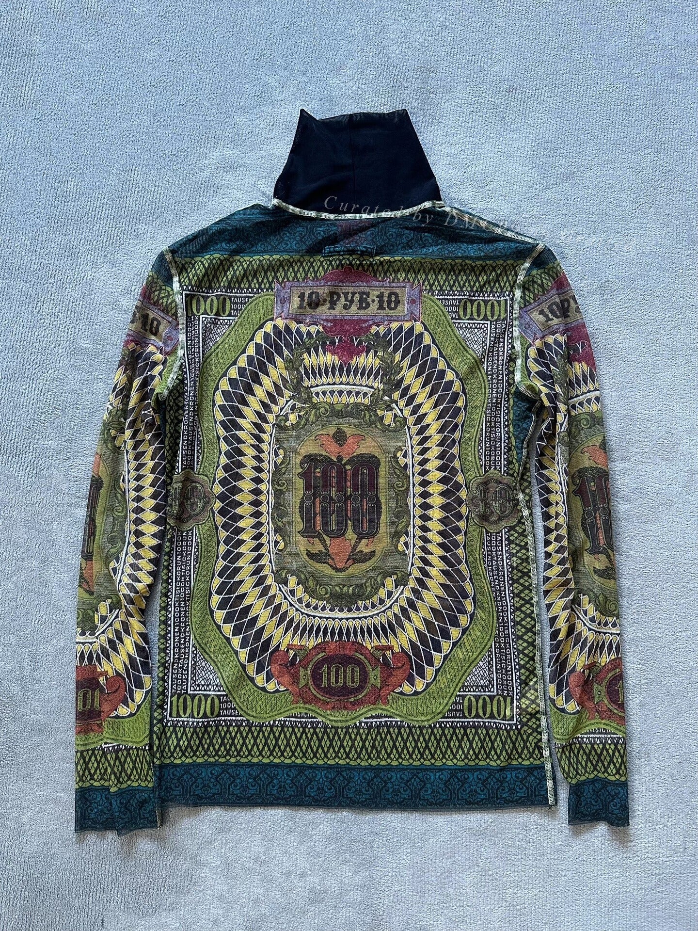 Jean Paul Gaultier Archive Mesh Long-Sleeve Top