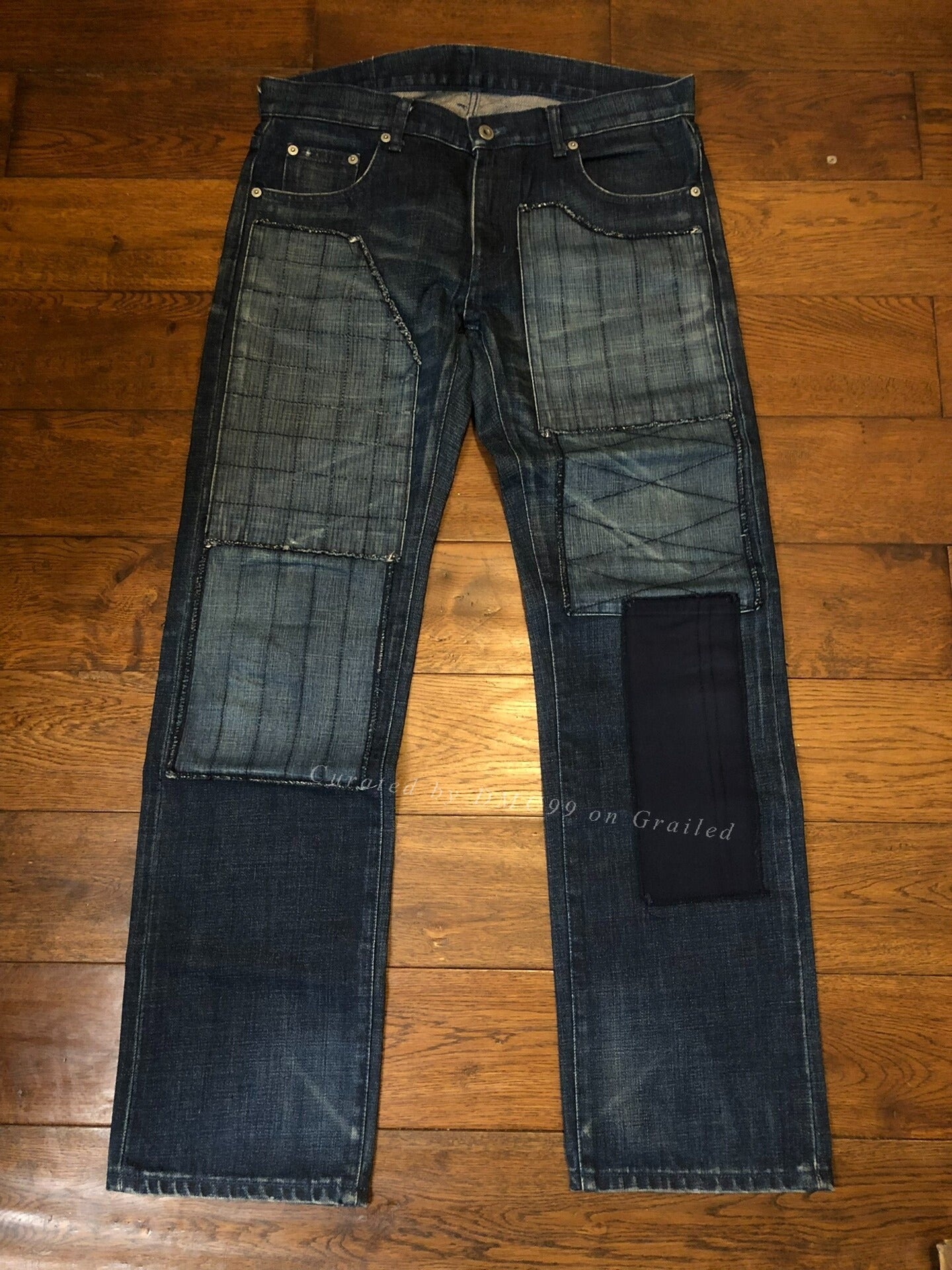 NEIGHBORHOOD Vintage Patchwork Denim Jeans