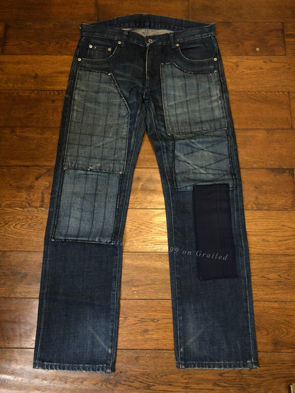 NEIGHBORHOOD Vintage Patchwork Denim Jeans