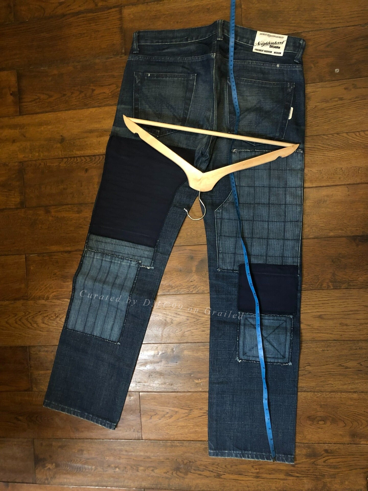 NEIGHBORHOOD Vintage Patchwork Denim Jeans