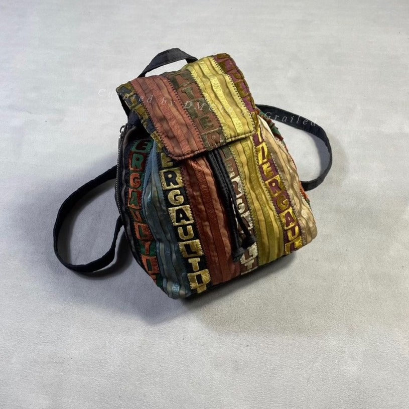 Vintage Jean Paul Gaultier Striped Backpack