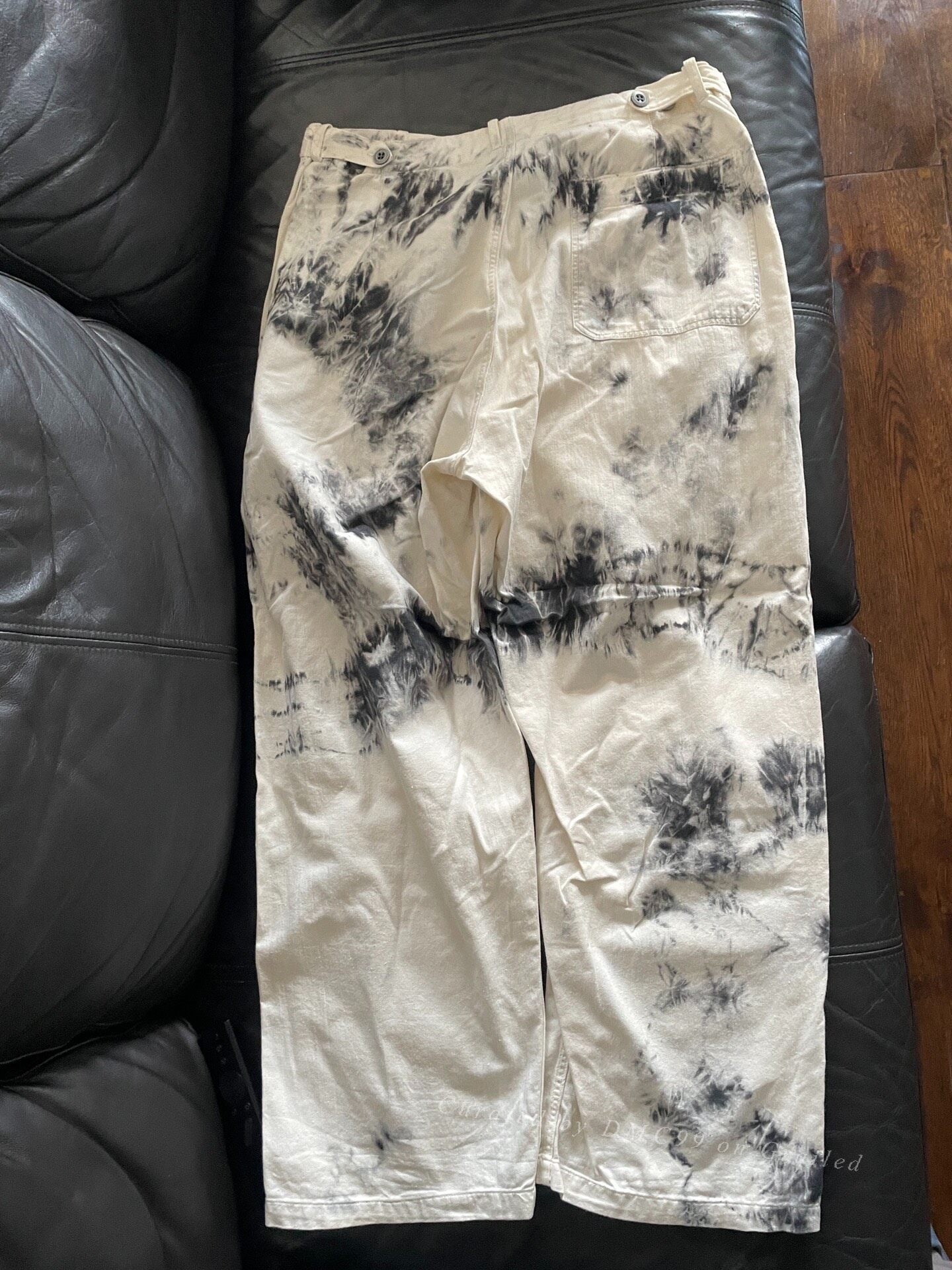 Kapital Ink Wash Tie-Dye Pants