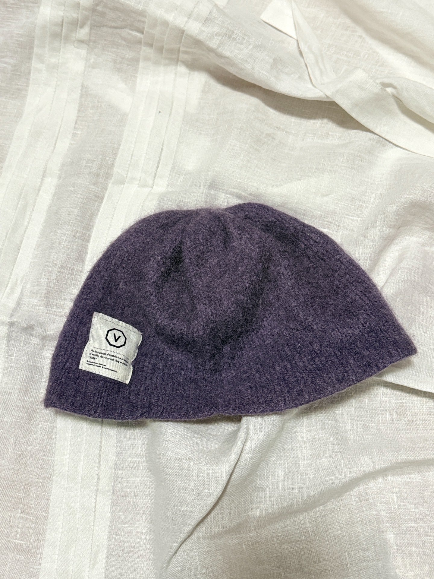 VISVIM Rare Cashmere Purple Beanie
