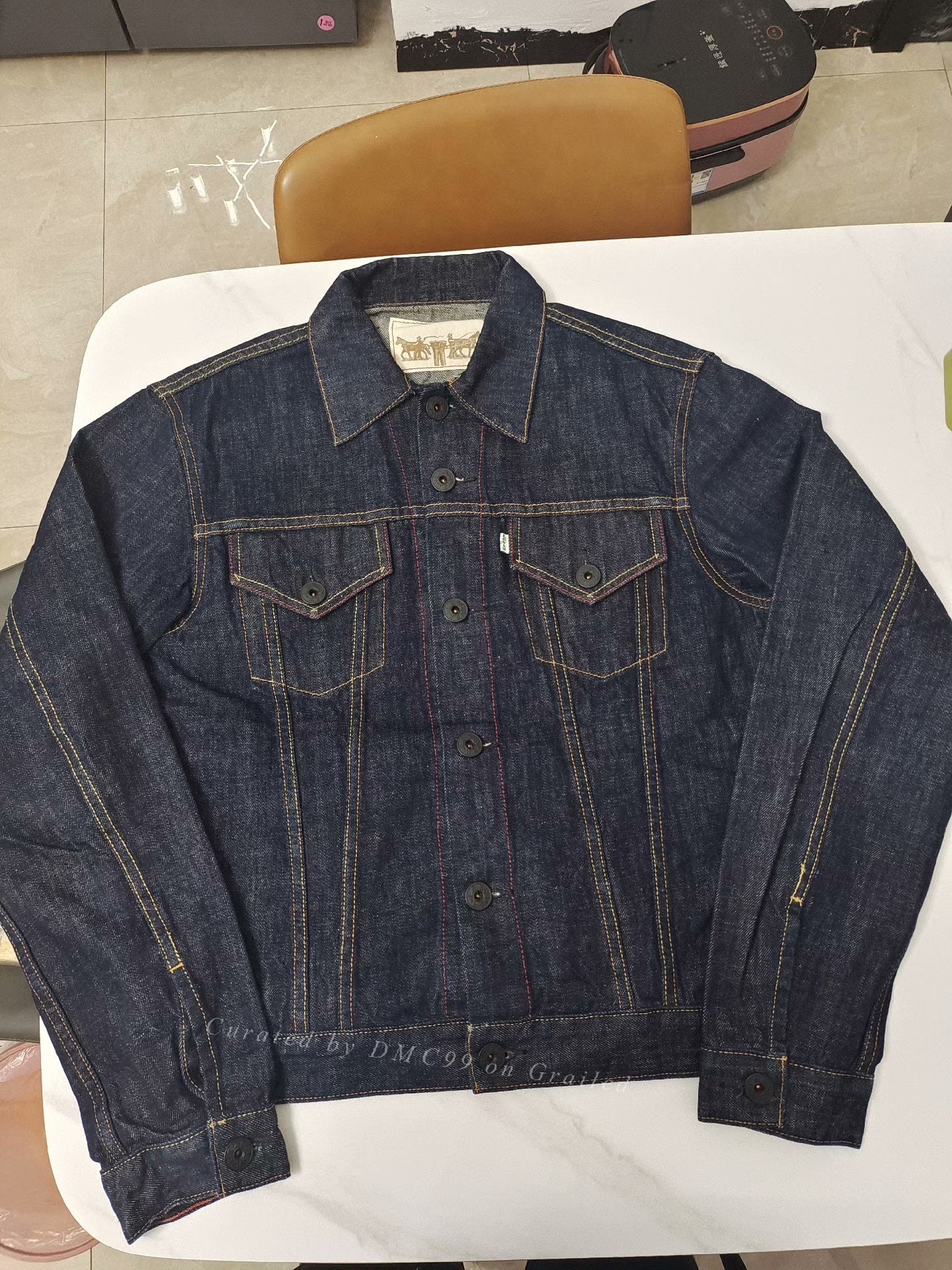 Levi's 2007 Green Flag Denim Jacket