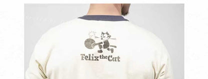 TOYS MCCOY Felix the Cat Thick Crewneck T-shirt