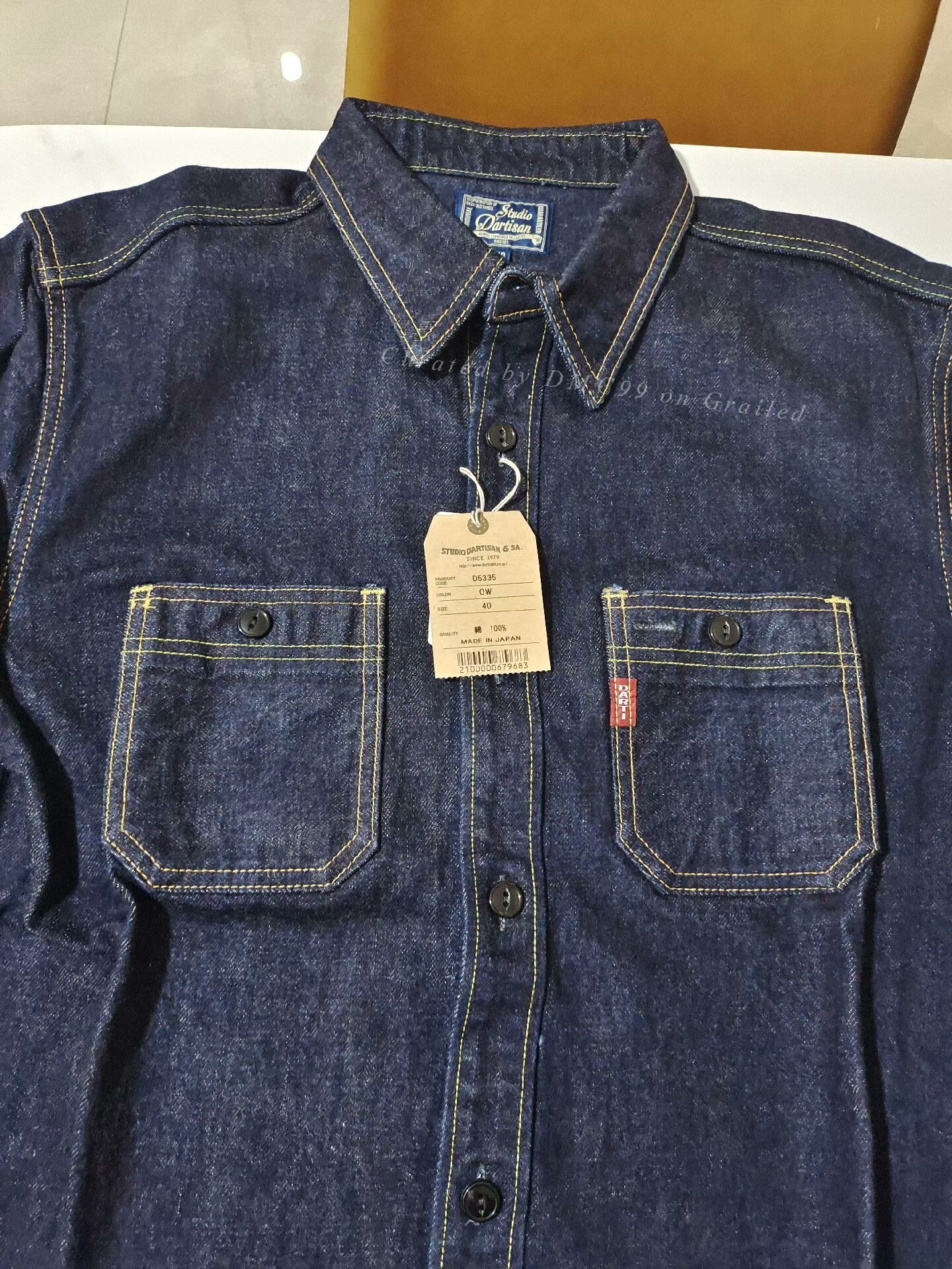 STUDIO D'ARTISAN Men's Shirt D5335
